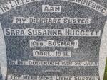 HUGGETT Sara Susanna nee BOSMAN -1931