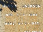 JACKSON Bessie 1908-1932