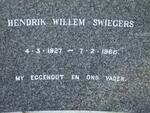 SWIEGERS Hendrik Willem 1927-1968