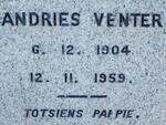 VENTER Andries 1904-1959