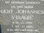 VISAGIE Gert Johannes 1879-1955