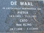 WAAL Pieter, de 1903-1962 & Cato ALING 1908-2004