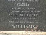 WILLIAMS Stanley 1922-1965 & Annie TRUTER 1920-2004