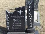 CONING Bertie, de 1928-1989