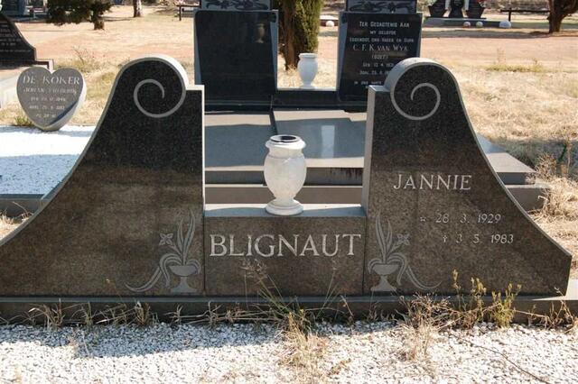 BLIGNAUT Jannie 1929-1983