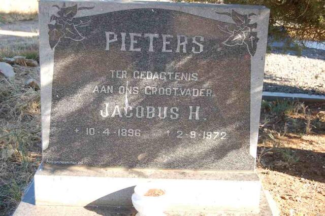 PIETERS Jacobus H. 1896-1972