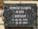 BEER Heibrecht Elizabeth, de 1933-2005