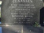 CLAASSEN Johannes  1916-1969 & Susanna Maria 1919-1984