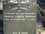 DAWSON Francis Emelia 1904-1976
