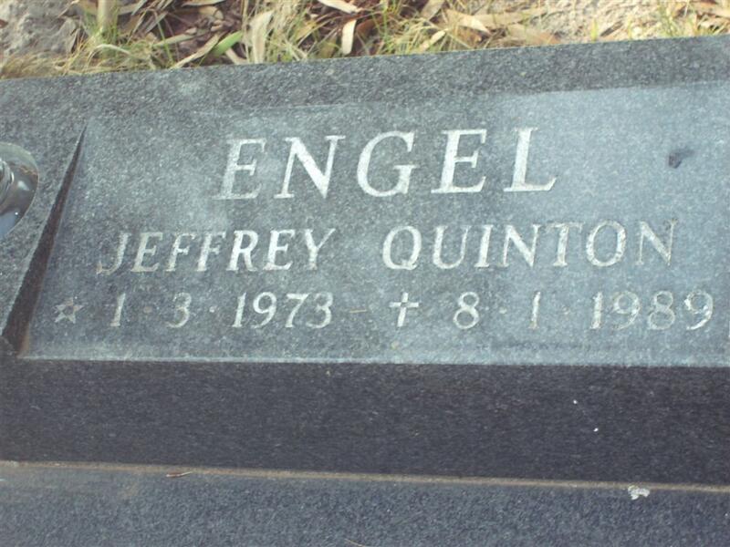 ENGEL Jeffrey Quinton 1973-1989