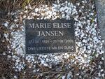 JANSEN Marie Elise 1929-2005