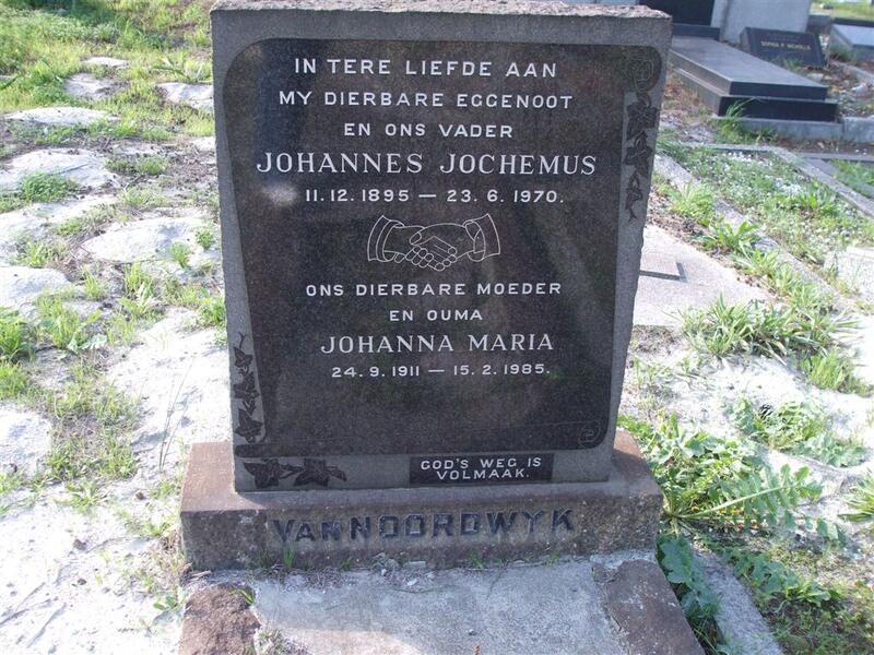 NOORDWYK Johannes Jochemus, van 1895-1970