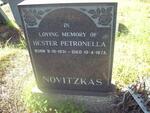 NOVITZKAS Hester Petronella 1931-1973