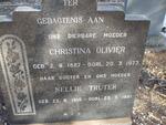 OLIVIER Christina 1887-1973, TRUTER Nellie 1915-1981