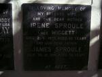 SPROULE James -1981 & Irene WIGGETT -1973