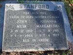 STANFORD John Muir 1912-1964 & Johanna Margaretha 1913-1989