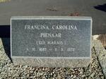 PIENAAR Francina Carolina nee MARAIS 1887-1972