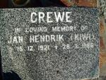 CREWE Jan Hendrik 1921-198?