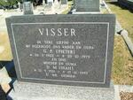 VISSER G.P. 1922-1979 & D.M. 1921-1995