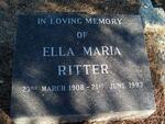 RITTER Ella Maria 1908-1993