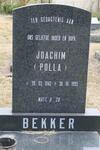 BEKKER Joachim 1942-1993