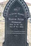 VERMAAK Martin Peter 1911-1935