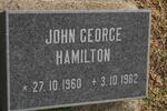 HAMILTON John George 1960-1962