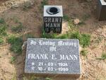 MANN Frank E. 1924-1999 :: MANN Grant -1889