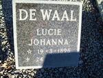 WAAL Lucie Johanna, de 1896-1990
