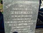 WAAL Pieter, de 1863-1934 & Gertie JOUBERT 1863-1959