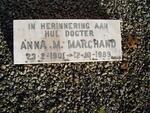 MARCHAND Anna M. 1901-1989