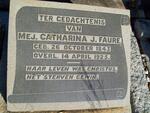 FAURE Catharina J. 1843-1925