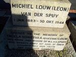 SPUY Michiel Louw, van der 1883-1944 & Engela Dorothea LOUW previously VAN DER SPUY nee KRIGE