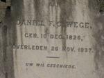 WEGE Daniel F.G. 1826-1897