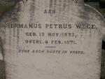 WEGE Hermanus Petrus 1833-1871