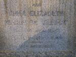 VILLIERS Anna Elizabeth Maria, de 1862-1944