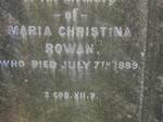 ROWAN Maria Christina -1889