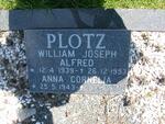 PLOTZ William Joseph Alfred 1939-1993 & Anna Cornelia 1943-