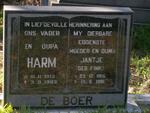 BOER Harm, de 1913-1983 & Jantje nee FINK 1915-1981