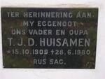 HUISAMEN T.J.D. 1909-1980