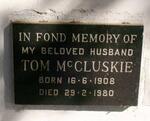 McCLUSKIE Tom 1908-1980