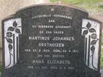 OOSTHUIZEN Martinus Johannes 1923-1971 & Anna Elizabeth 1931-1983