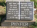 PHYFER Marius 1963-1978 :: PHYFER  Dirk 1971-1997