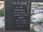 VENTER Gert 1908-1967