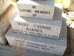 BARNES Mary Yvonne 1934-1989