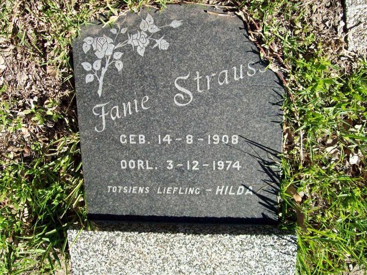 STRAUSS Fanie 1908-1974