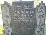 RIX Carl Friedrich Wilhelm 1888-1950
