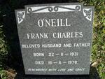 O'NEILL Frank Charles 1931-1978