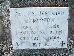 McMORROW Jeremiah 1918-1984