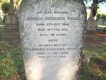 VOGES Jacobus Diederick 1844-1913 & Frances Susanna 1846-1918